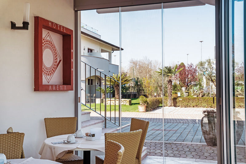 Frühstücksraum des Hotel Arena in Sirmione
