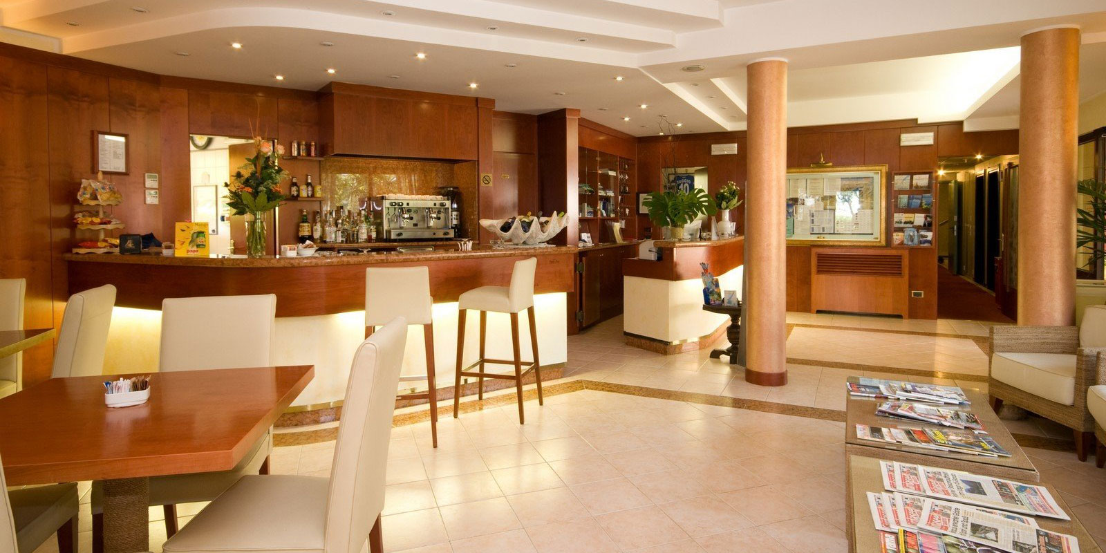 Bar des Hotel Arena in Sirmione tagsüber